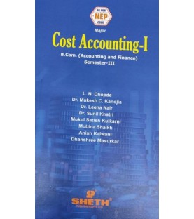 Cost Accounting-I  SYBAF Sem 3 Sheth Publication | NEP 2020