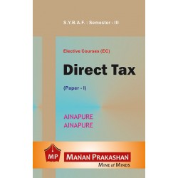 Direct Tax 1 (Taxation-ll) SYBAF Sem 3 Manan Prakashan
