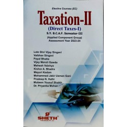 Direct Tax 1 (Taxation-ll) SYBAF Sem 3 Sheth Publication