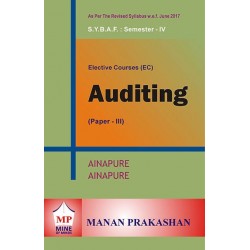 Auditing-III SYBAF Sem 4 Manan Prakashan