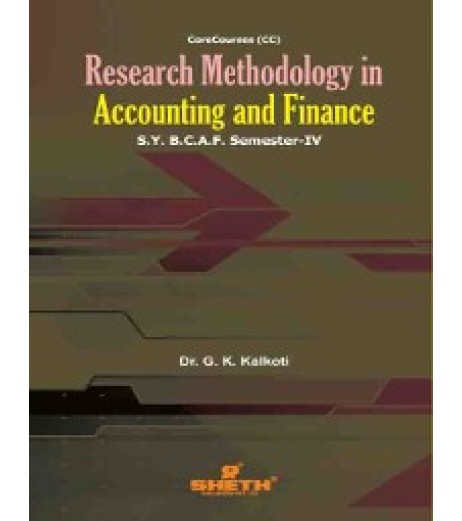 Research Methodology in Accounting and Finance SYBAF Sem 4 Sheth Publication BAF Sem 4 - SchoolChamp.net