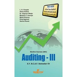 Auditing-III SYBAF Sem 4 Sheth Publication