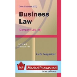 Business Law SYBAF Sem 4 Manan Prakashan
