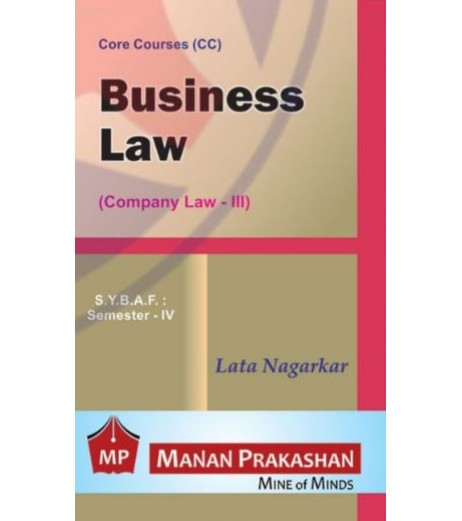 Business Law-III SYBAF Sem 4 Manan Prakashan BAF Sem 4 - SchoolChamp.net