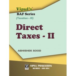 Direct Taxes-II (Taxation -III) SYBAF Sem 4 Vipul Prakashan