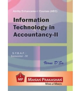 Information Technology in Accountancy II SYBAF Sem 4 Manan Prakashan