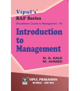 Introduction to Management ( FC In Management-IV) SYBAF Sem 4 Vipul Prakashan