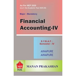 Financial Accounting-IV SYBAF Sem 4 Manan Prakashan | NEP