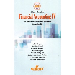 Financial Accounting-IV  SYBAF Sem 4 Sheth Publication |