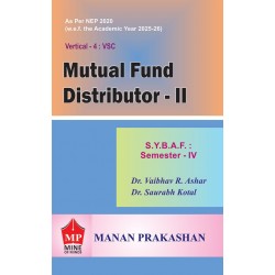 Mutual Fund Distributor-II  SYBAF Sem 4 Manan Prakashan |