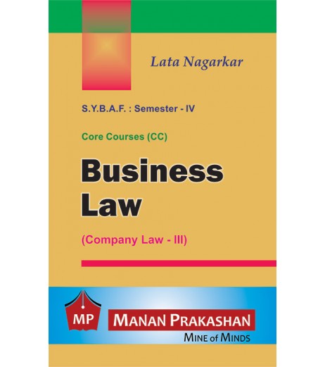 Business Law-III SYBAF Sem 4 Manan Prakashan BAF Sem 4 - SchoolChamp.net