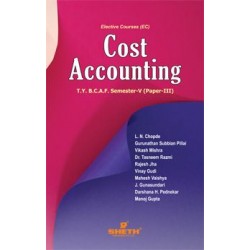 Cost Accounting (Paper-III) TYBAF Sem 5 Sheth Publication