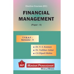 Financial Management (Paper-II) TYBAF Sem 5 Manan Prakashan