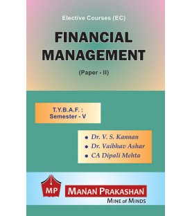 Financial Management (Paper-II) TYBAF Sem 5 Manan Prakashan