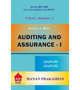 Auditing and Assurance TYBAF Sem 5 Manan Prakashan | NEP 2020