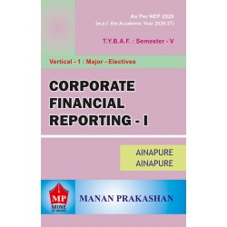 Corporate Financial Reporting–I TYBAF Sem 5 Manan Prakashan |