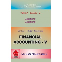 Financial Accounting  TYBAF Sem 5 Manan Prakashan | NEP 2020