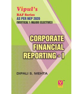 Corporate Financial Reporting–I TYBAF Sem 5 Vipul Prakashan | NEP 2020