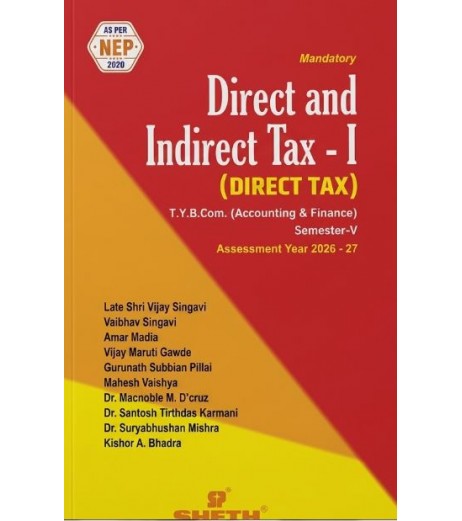 Taxation-III (Indirect Tax-I) TYBAF Sem 5 Sheth Publication BAF Sem 5 - SchoolChamp.net