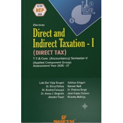 Direct Tax TYBcom Sem 5 Sheth Publication | NEP 2020