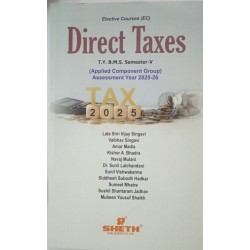 Direct Taxes TYBMS TYBFM Sem 5 Sheth Publication
