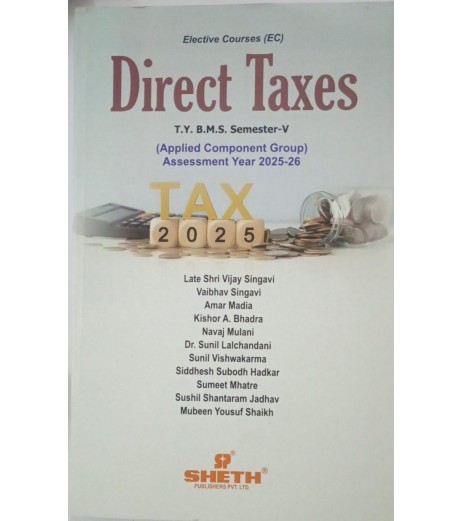 Direct Taxes TYBMS Sem V Sheth Publication BMS Sem 5 - SchoolChamp.net