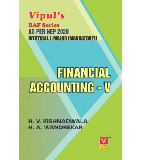 Financial Accounting-V TYBAF Sem 5 Vipul Prakashan | NEP 2020