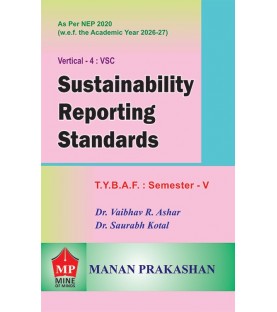 Sustainability Reporting Standards TYBAF Sem 5 Manan Prakashan | NEP 2020