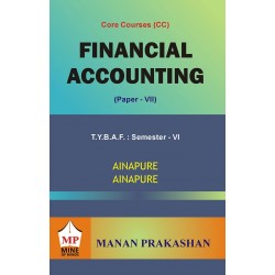 Financial Accounting (Paper-VII) TYBAF Sem 6 Manan Prakashan