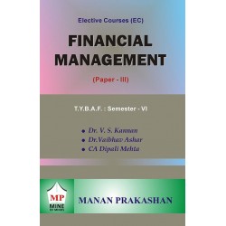 Financial Management (Paper-III) TYBAF Sem 6 Manan Prakashan