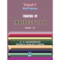 Taxation-IV (Indirect Tax-II) TYBAF Sem 6 Vipul Prakashan