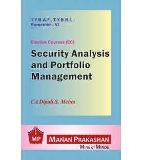 Security Analysis and Portfolio Management TYBAF  TYBBI Sem 6 Manan Prakashan