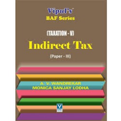 Taxation-IV (Indirect Tax-II) TYBAF Sem 6 Vipul Prakashan