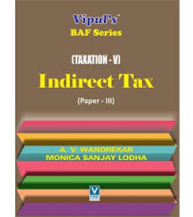 Taxation-IV (Indirect Tax-II) TYBAF Sem 6 Vipul Prakashan