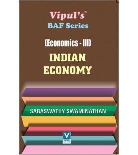 Indian Economy (Paper-III) TYBAF Sem 6 Vipul Prakashan