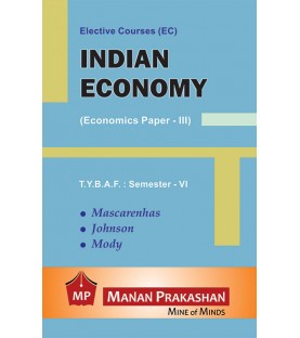 Indian Economy (Paper-III) TYBAF Sem 6 Manan Prakashan