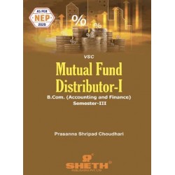 Mutual Fund Distributor-I  SYBAF Sem 3 Sheth publication |