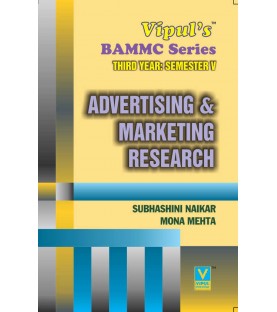 Advertising and Markering Research TYBAMMC Sem 5 Vipul Prakashan