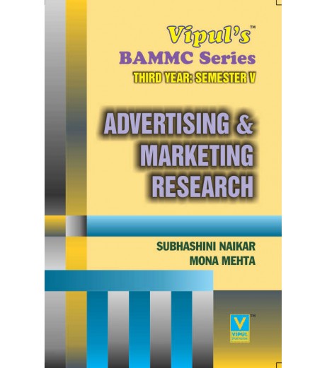 Advertising and Markering Research TYBAMMC Sem 5 Vipul Prakashan