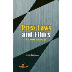 Pree Laws and Ethics TYBAMMC Sem 6 Sheth Publication