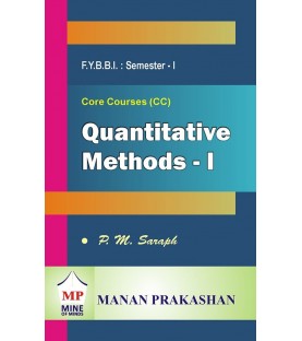 Quantitative Methods-I FYBBI Sem I Manan Prakashan