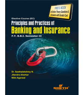 Principles and Practice in Banking and Insurance FYBBI Sem 2 Sheth Publication
