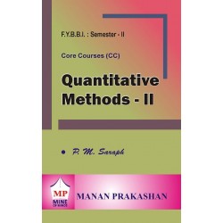 Quantitative Methods – II FYBBI Sem 2 Manan Prakashan