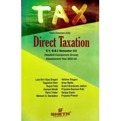 Direct Taxation SYBBI Sem 3 Sheth Pub.