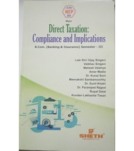 Direct Taxation SYBBI Sem 3 Sheth Publication | NEP 2020