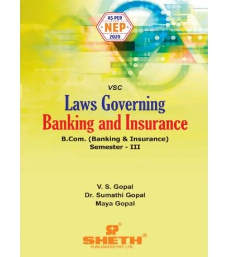 Laws Governing Banking and Insurance SYBBI Sem 3 Sheth Publication| NEP2020