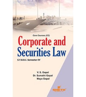Corporate and Securities Law SyBBI Sem 4 Sheth Publication