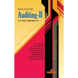 Auditing – II TYBBI Sem 6 Sheth Publication