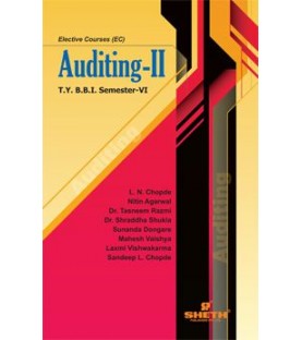 Auditing – II TYBBI Sem 6 Sheth Publication