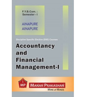 Accountancy and Financial Management -1 FYBCom Sem 1 Manan Prakashan